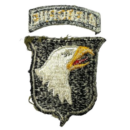 Reverse of a n Original WWII US 101st Airborne Division patch