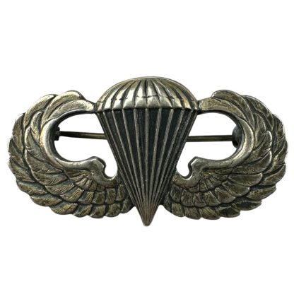 Original WWII US Airborne jump wings - Sterling - World War II - collectibles - historical artefact - investment