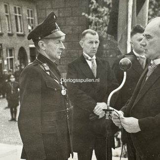 Original WWII Dutch NSB photo of the installation of the NSB Mayor in Boxtel
