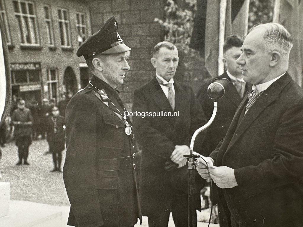 Original WWII Dutch NSB photo of the installation of the NSB Mayor in Boxtel