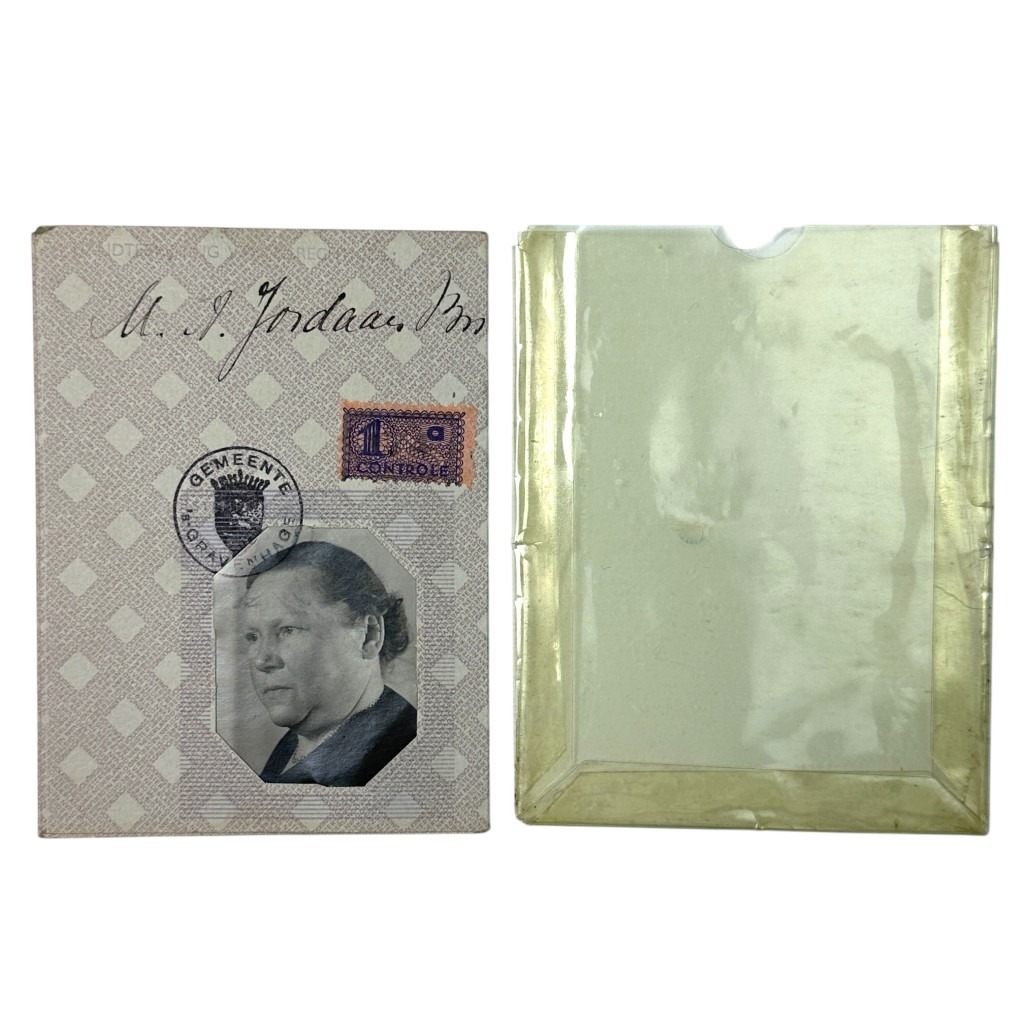 Original WWII Dutch persoonsbewijs Den Haag