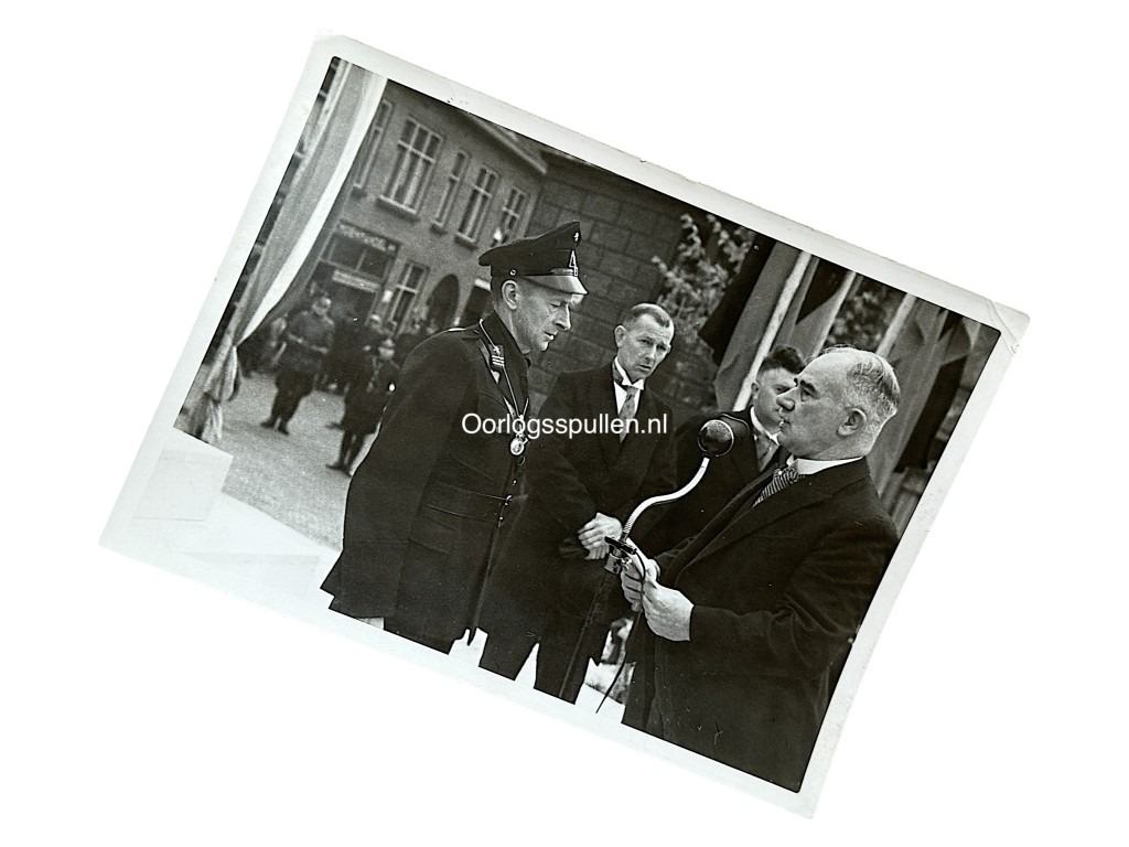Original WWII Dutch NSB photo of the installation of the NSB Mayor in Boxtel - Image 2