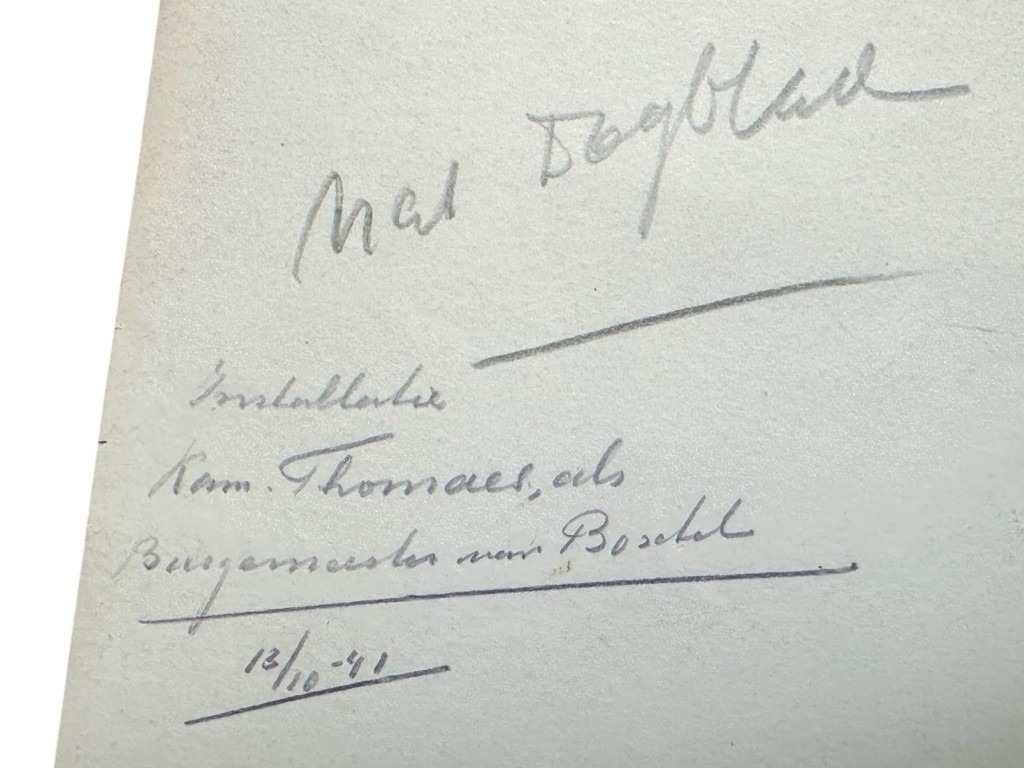 Original WWII Dutch NSB photo of the installation of the NSB Mayor in Boxtel - Image 4