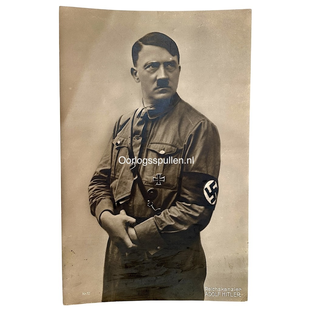 Original WWII German large size Adolf Hitler photo