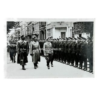 Original WWII Dutch SS photo Heinrich Himmler at the Maliebaan in Utrecht