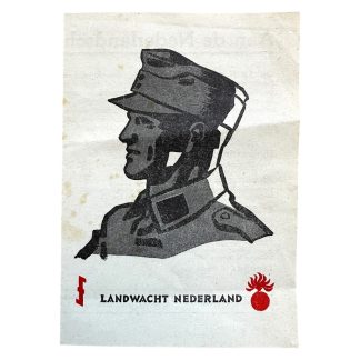 Original WWII Dutch 'Landwacht Nederland' flyer