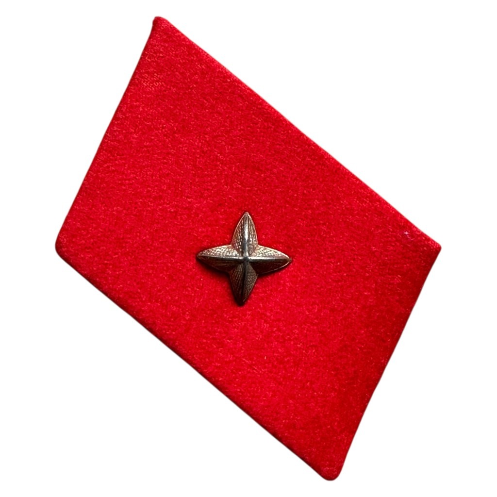 Original WWII Dutch NSB W.A. 'Opperwachtmeester' collar tab