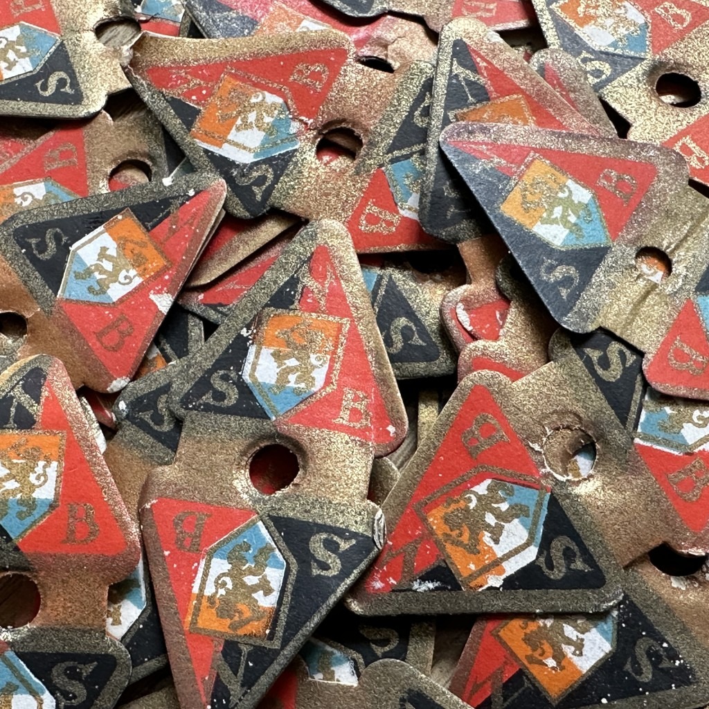 Original WWII Dutch NSB closure seals