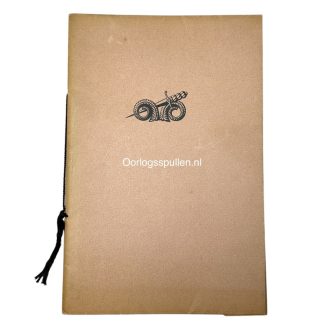 Original WWII Dutch Nationaal Front speech booklet 'Hand en Ziel'