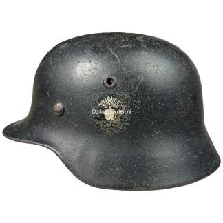 Original WWII Dutch M35 Schalkhaar Police/Landwacht Nederland helmet