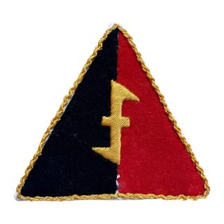 Original WWII Dutch NSB W.A. sports shirt insignia