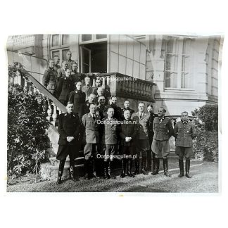 Original WWII Dutch NSB large size Heinrich Himmler visit to the Netherlands photo