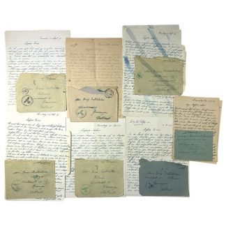 Original WWII Dutch Waffen-SS volunteer Feldpost grouping Groningen - SS-Freiwilligen-Panzergrenadier-Division Nederland