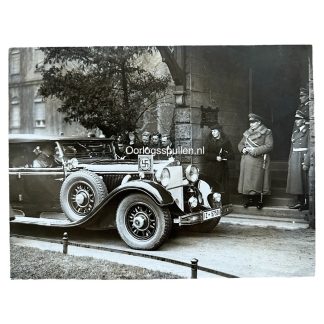Original WWII German Adolf Hitler and Hermann Göring photo of the memorial service death of King George V