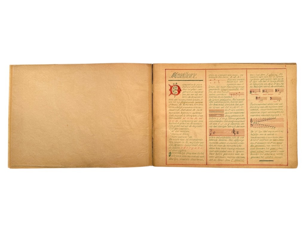 Original 1945 Dutch Waffen-SS volunteer POW camp Harskamp hand drawn songbook - Image 2