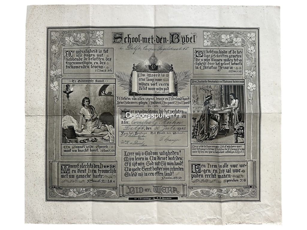 Original WWII Dutch large 'Arbeitseinsatz' grouping Delft / Freiburg - Image 15