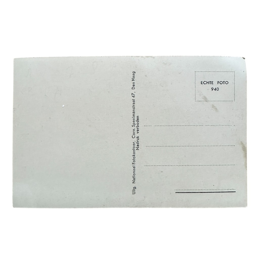 Original WWII Dutch NSB Anton Mussert postcard - Image 3