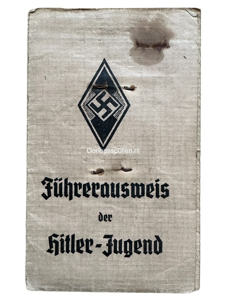 Original WWII German Hitlerjugend Ausweis set Aschaffenburg