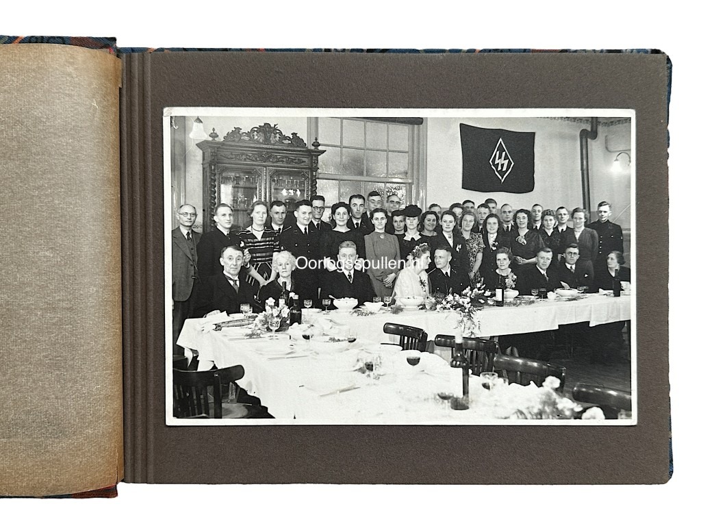 Original WWII Dutch SS wedding photo album