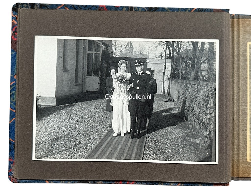 Original WWII Dutch SS wedding photo album