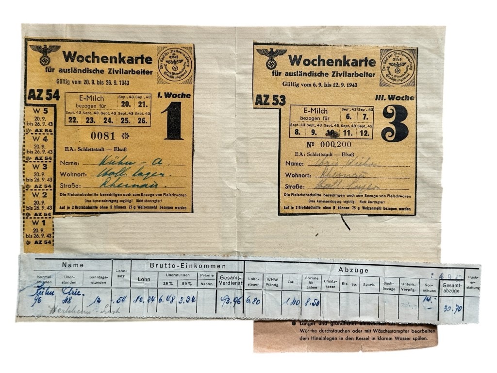 Original WWII Dutch large 'Arbeitseinsatz' grouping Delft / Freiburg - Image 4