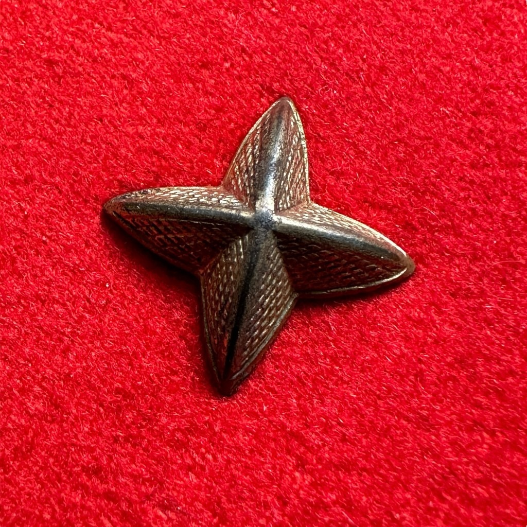 Original WWII Dutch NSB W.A. 'Opperwachtmeester' collar tab