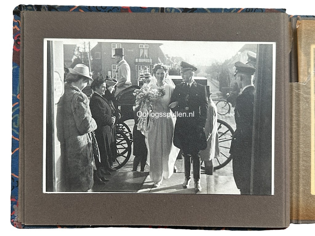 Original WWII Dutch SS wedding photo album