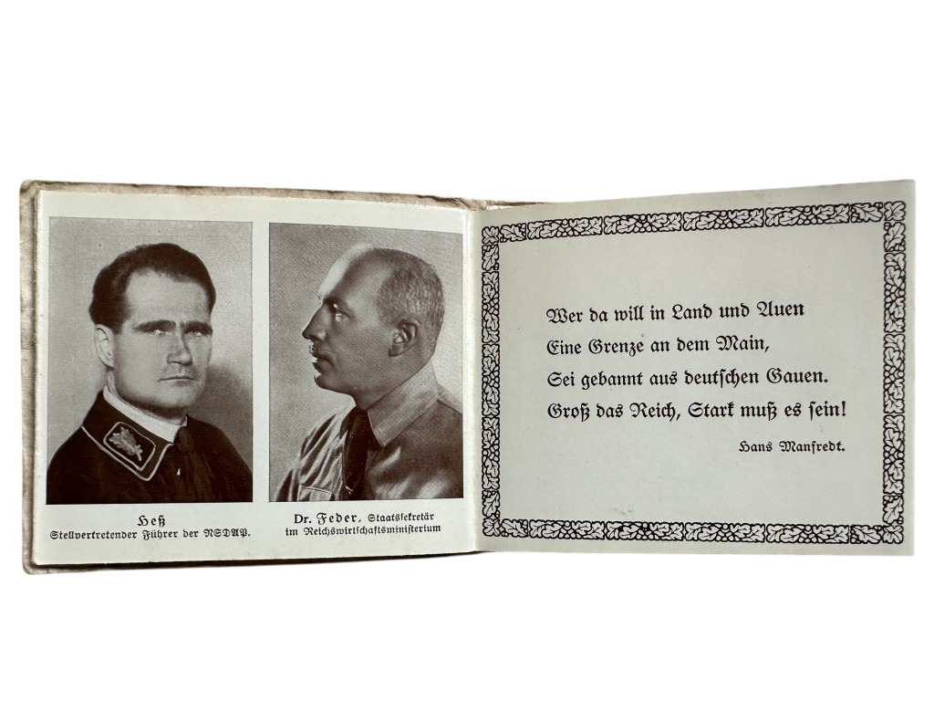 Original 1930s early German NSDAP propaganda booklet
