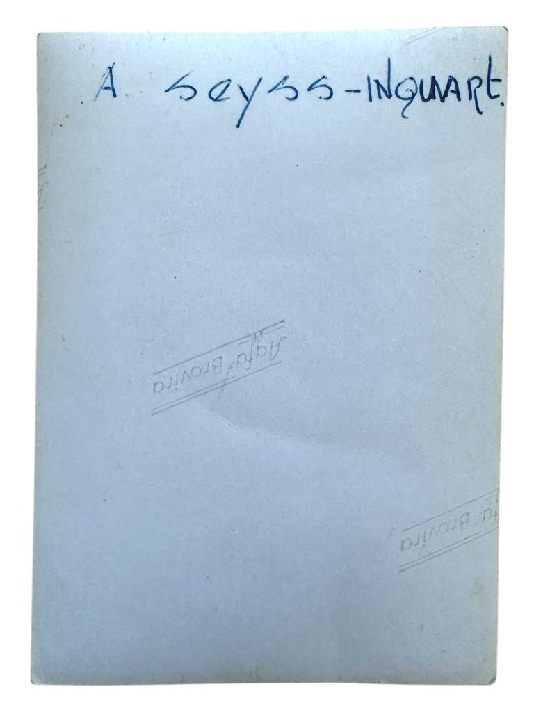 Original WWII German Dr. Arthur Seyss-Inquart portrait photo - Image 3