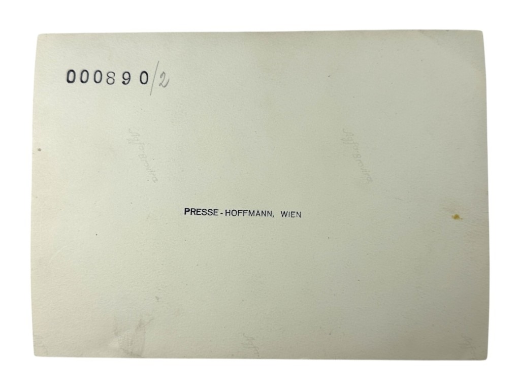 Original WWII German Adolf Hitler with SS officers photo - Image 3