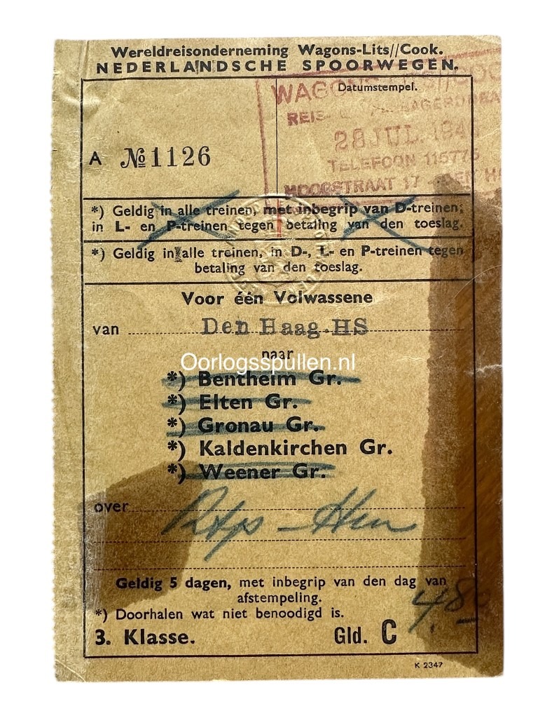 Original WWII Dutch large 'Arbeitseinsatz' grouping Delft / Freiburg - Image 18