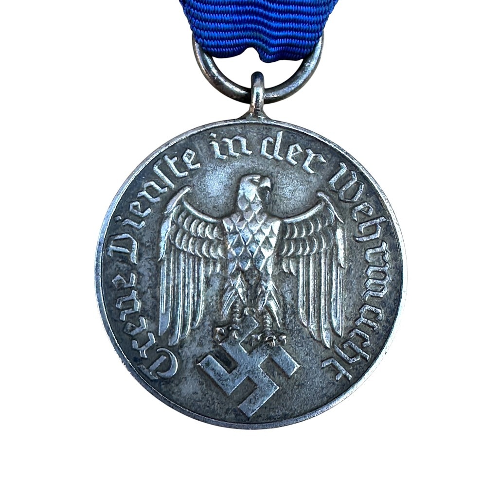 Original WWII German Wehrmacht 4 year service medal