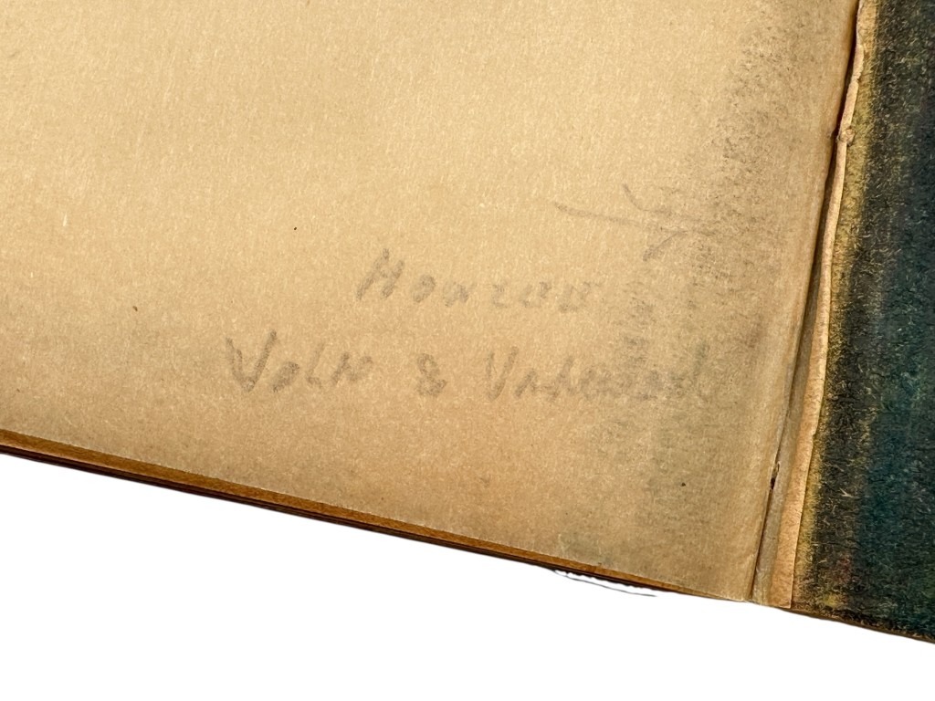 Original 1945 Dutch Waffen-SS volunteer POW camp Harskamp hand drawn songbook - Image 13