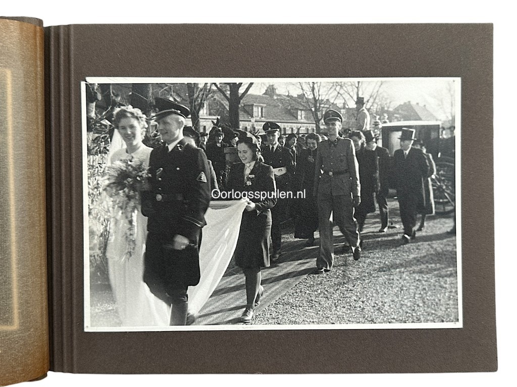 Original WWII Dutch SS wedding photo album