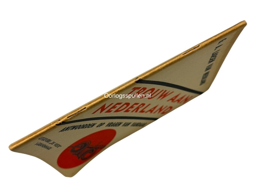 Original WWII Dutch Zwart Front brochure - Trouw aan Nederland