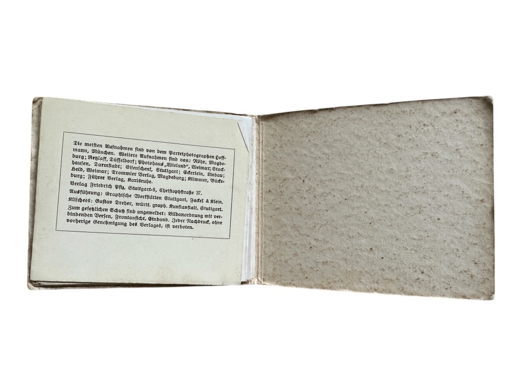 Original 1930s early German NSDAP propaganda booklet