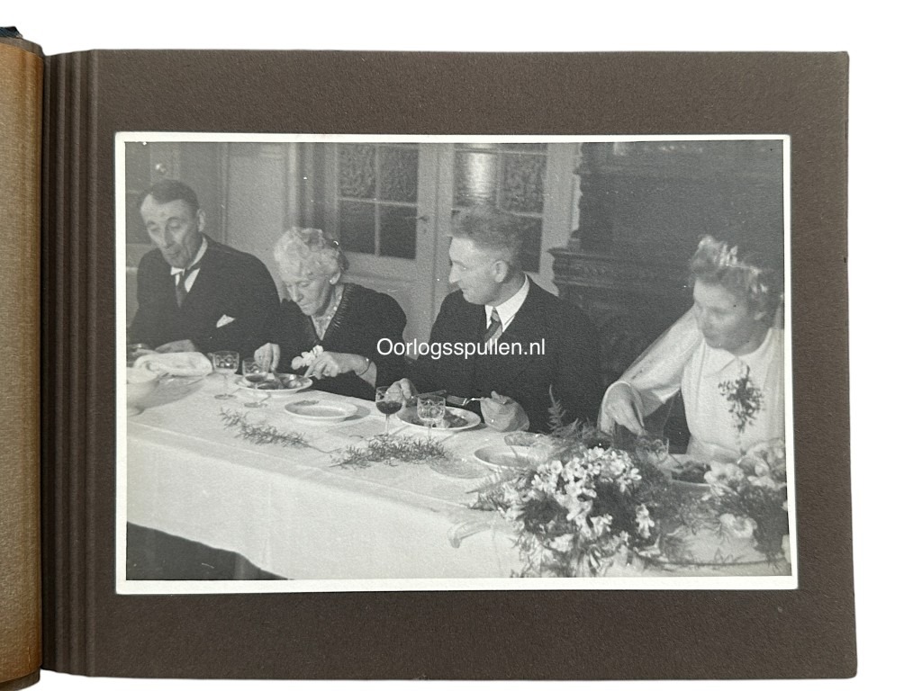 Original WWII Dutch SS wedding photo album