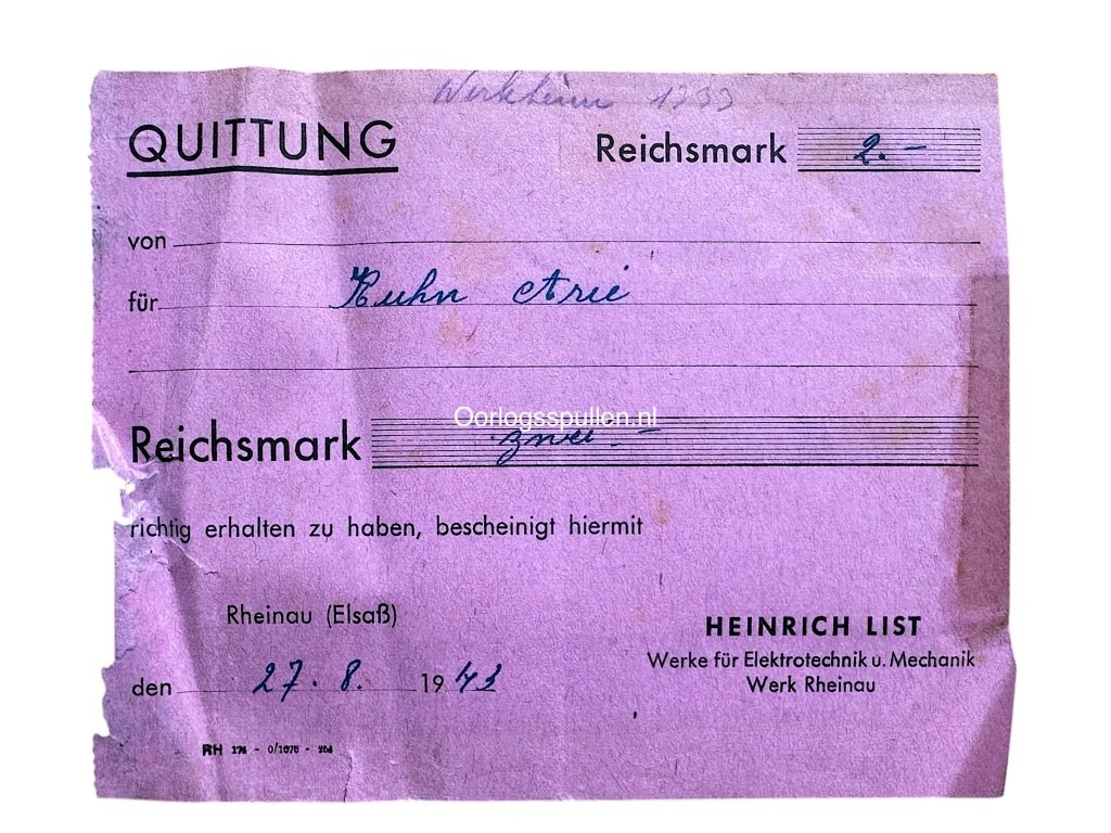 Original WWII Dutch large 'Arbeitseinsatz' grouping Delft / Freiburg - Image 25