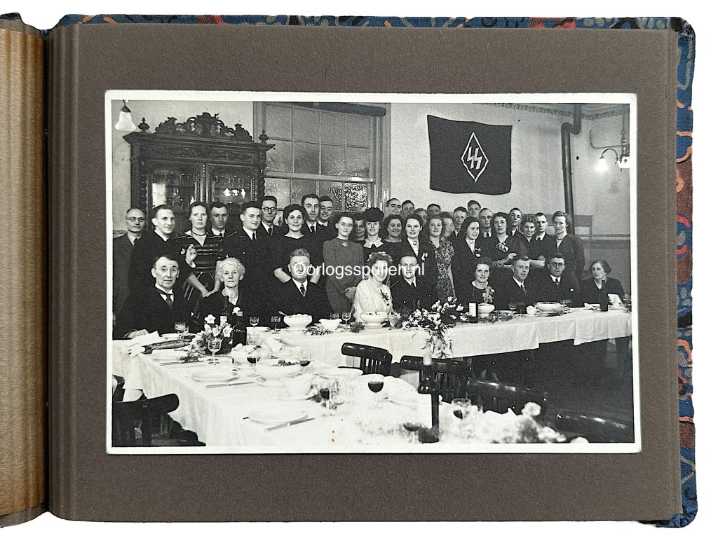 Original WWII Dutch SS wedding photo album