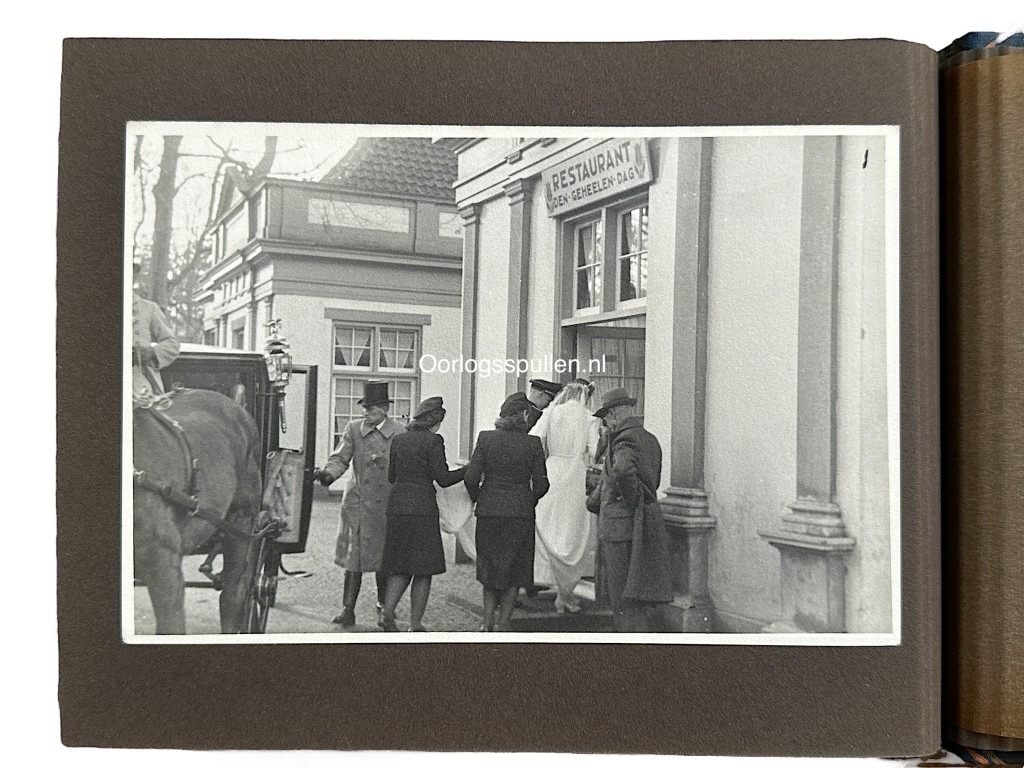 Original WWII Dutch SS wedding photo album