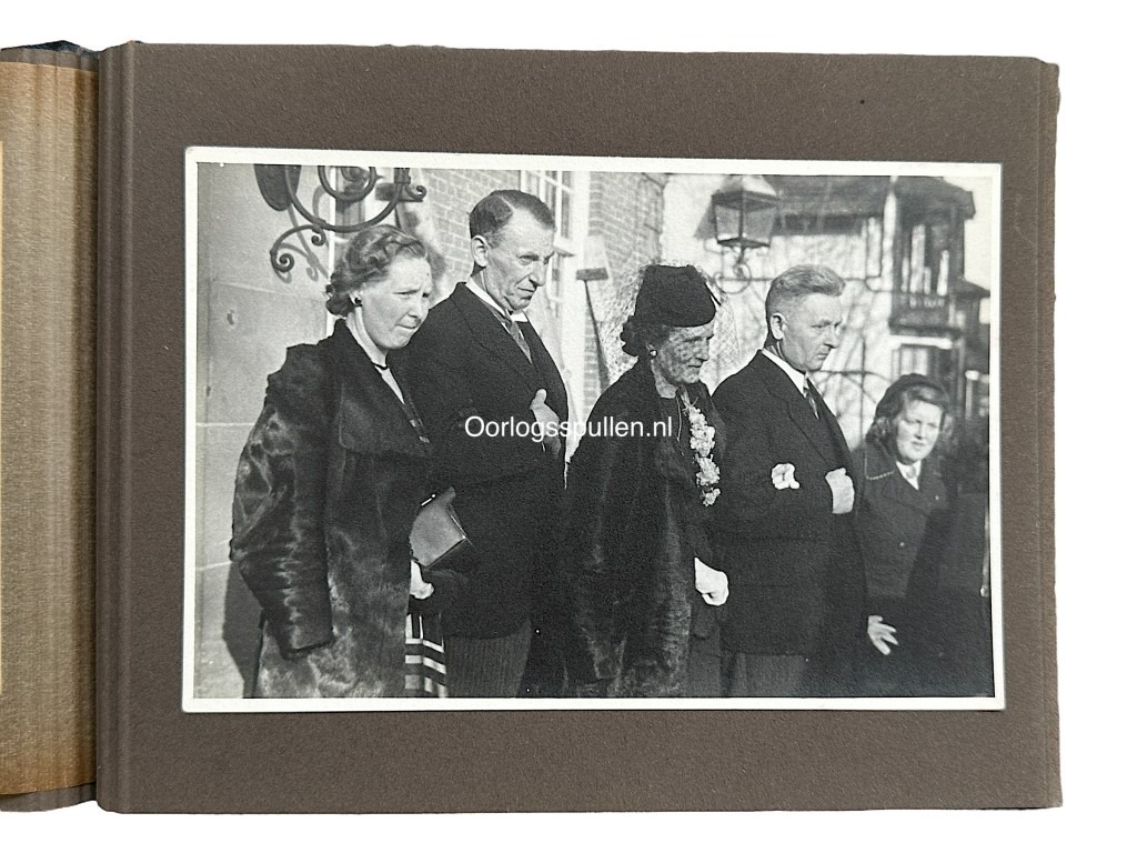 Original WWII Dutch SS wedding photo album