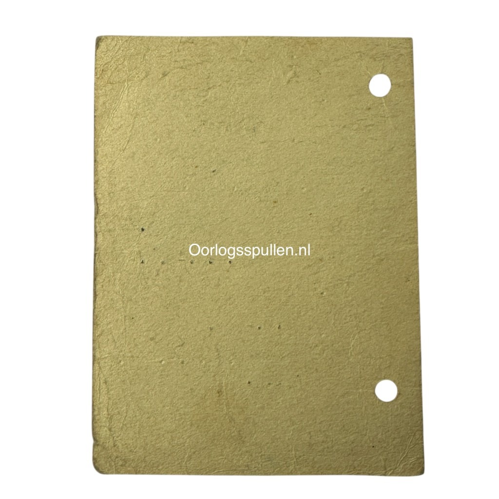 Original WWII Nederlandse Binnenlandse Strijdkrachten ID card Amsterdam
