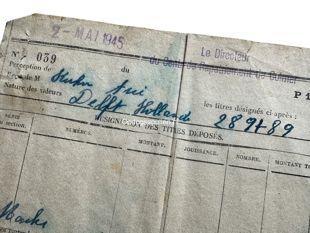 Original WWII Dutch large 'Arbeitseinsatz' grouping Delft / Freiburg - Image 45