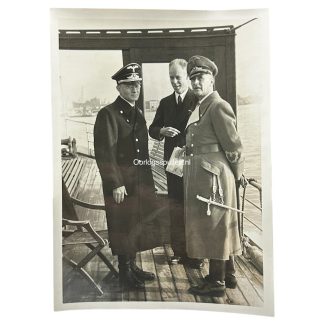 Original WWII Dutch photo of Wilhelm Frick in Rotterdam
