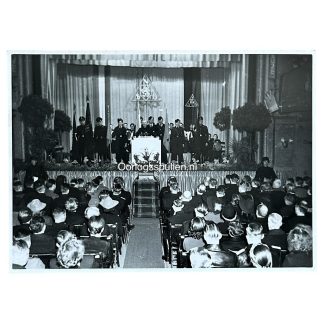 Original WWII Dutch NSB photo of Anton Mussert in Apeldoorn