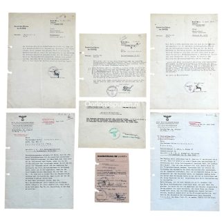 Original WWII German Kanzlei des Führers der NSDAP set Hilversum