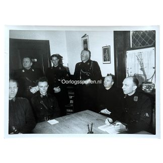Original WWII Dutch NSB photo Anton Mussert and Tonny Kessler