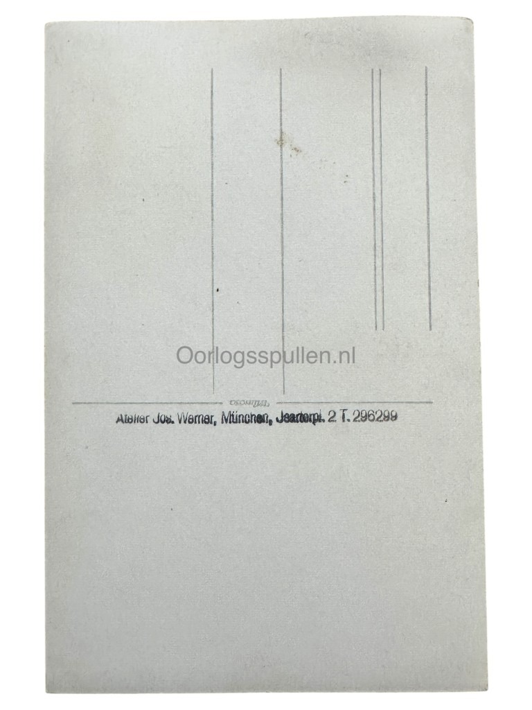 Original WWII German Allgemeine SS portait photo with dagger and cuff title