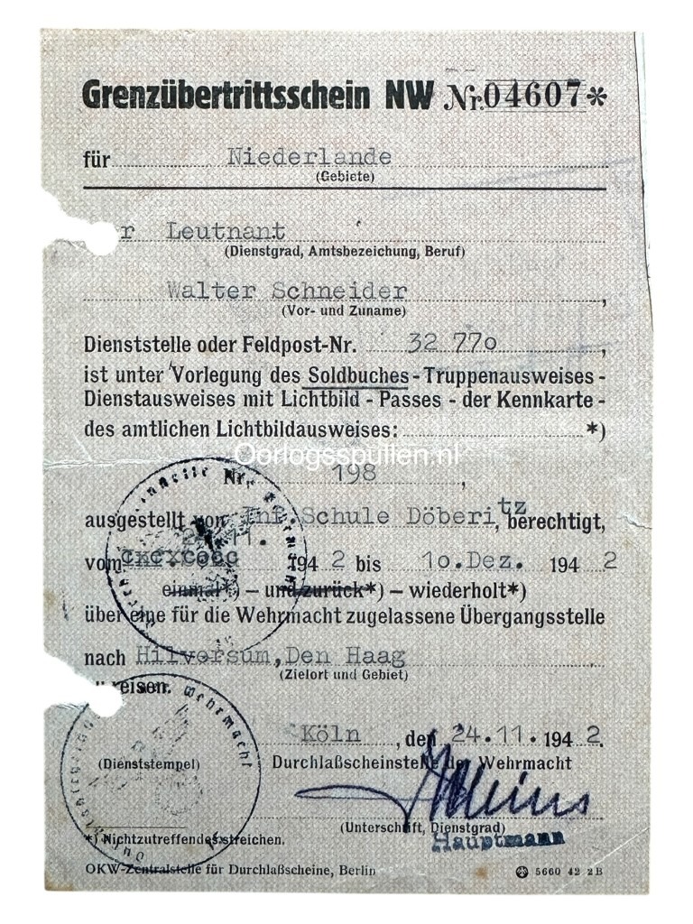 Original WWII German Kanzlei des Führers der NSDAP set Hilversum