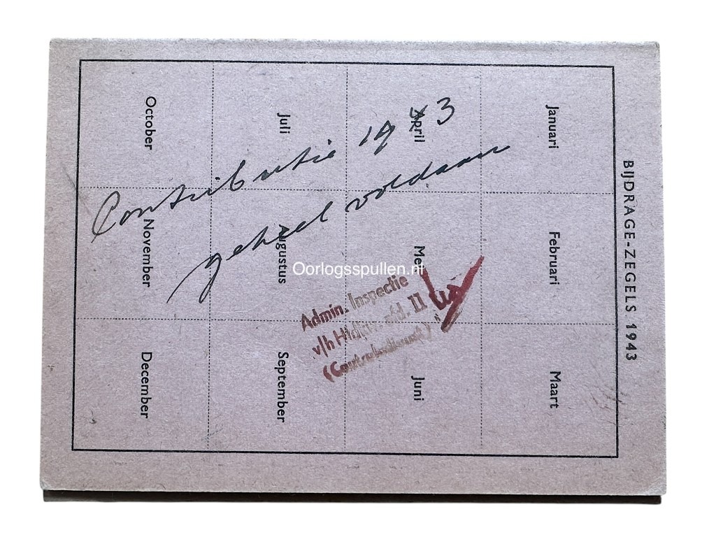 Original WWII Dutch NSB set from Hillegersberg